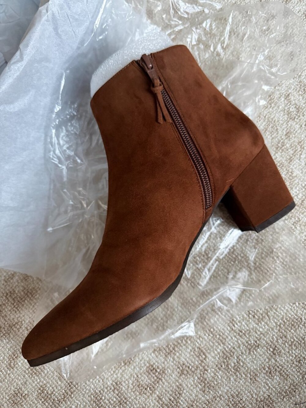 Stuart Weitzman Zepher Suede Ankle Boot